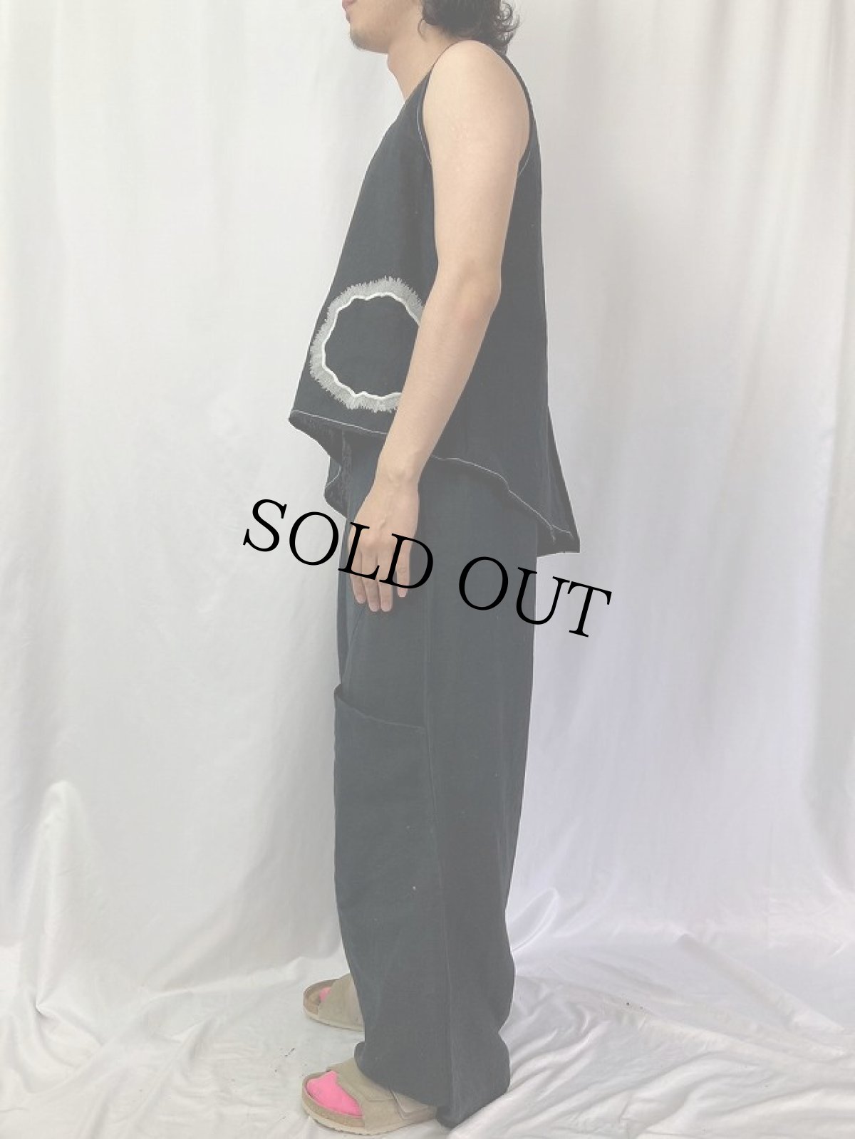 画像3: snapdragon & twig INDIA製 リネン 刺繍セットアップ (3)