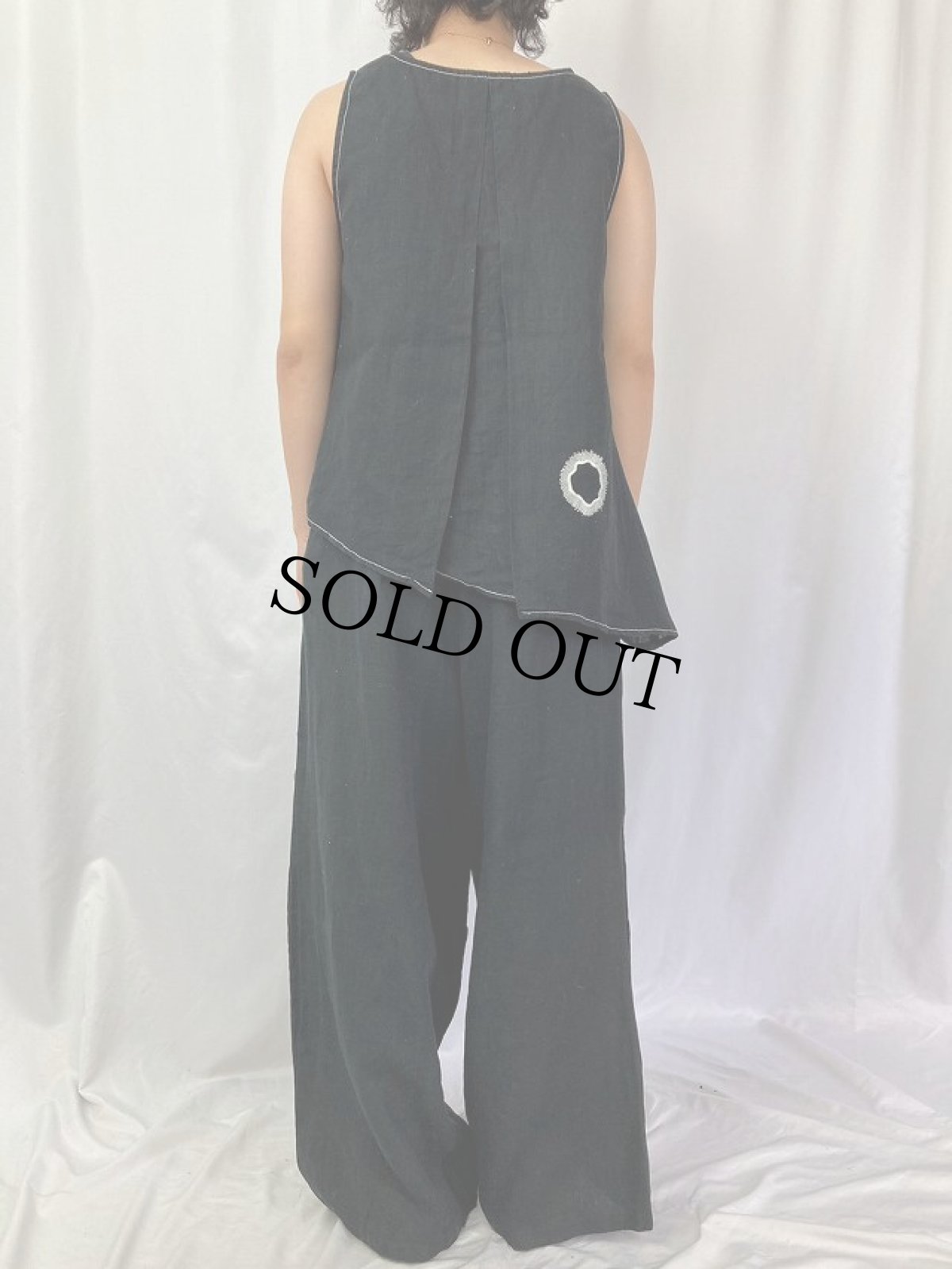 画像4: snapdragon & twig INDIA製 リネン 刺繍セットアップ (4)