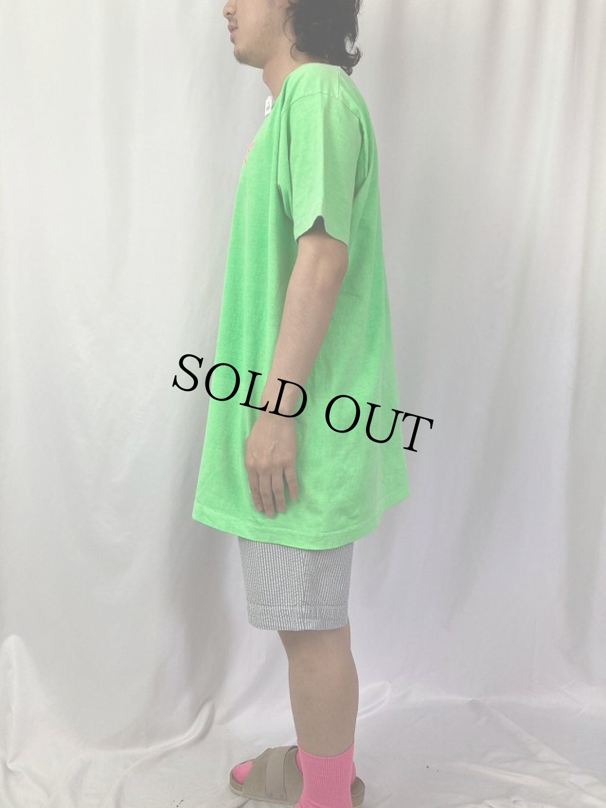 画像3: 90's USA製 "CRACK KILLS" キャラクターパロディプリントTシャツ ONE (3)