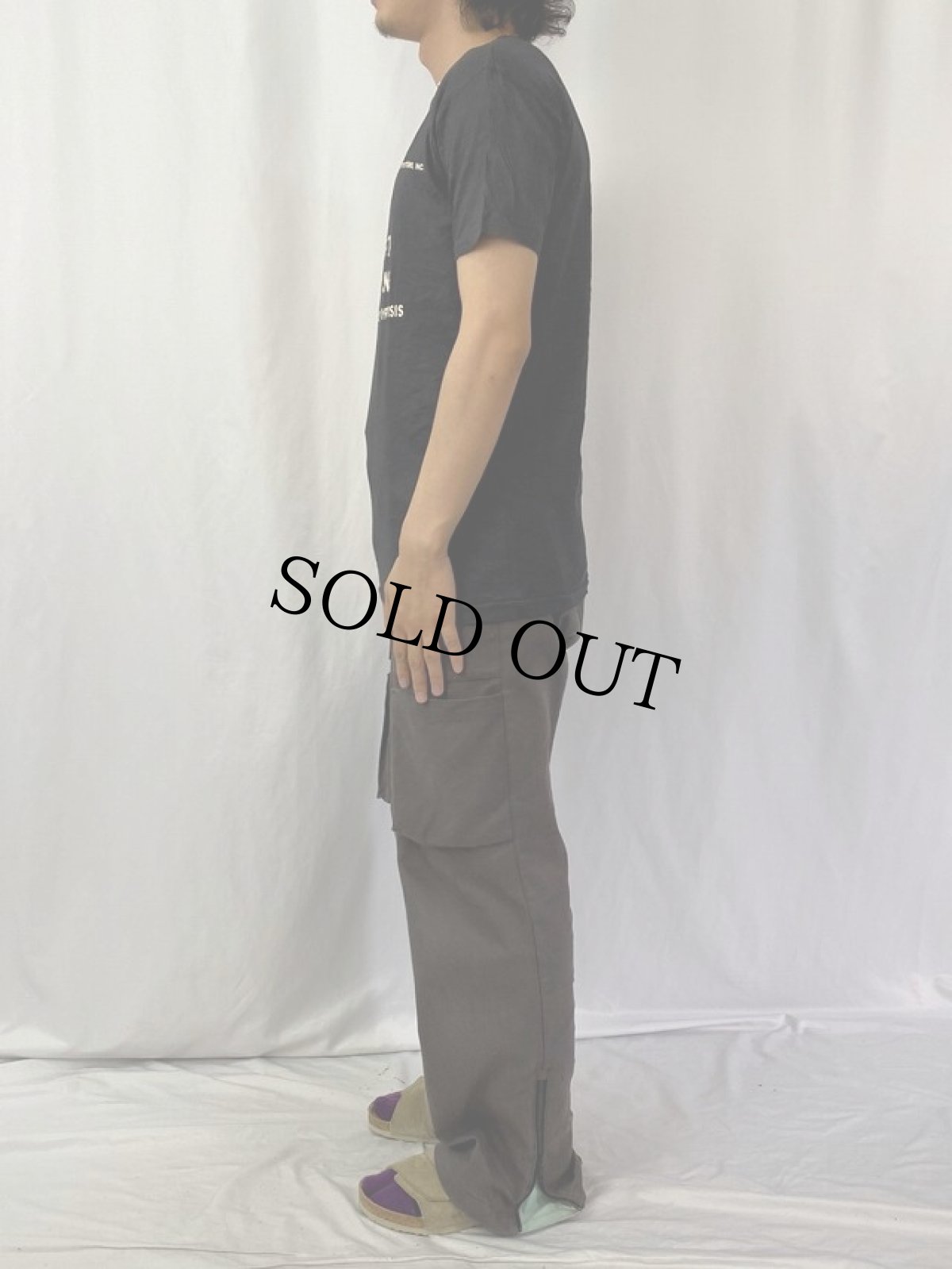 画像3: 80's EYE CON "パキ綿" 企業プリントTシャツ M (3)