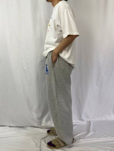 画像3: 2000's Champion REVERSE WEAVE "M BASEBALL" プリントスウェットパンツ L (3)