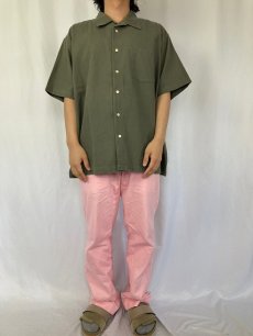 画像2: GAP オープンカラーコットンシャツ XL (2)