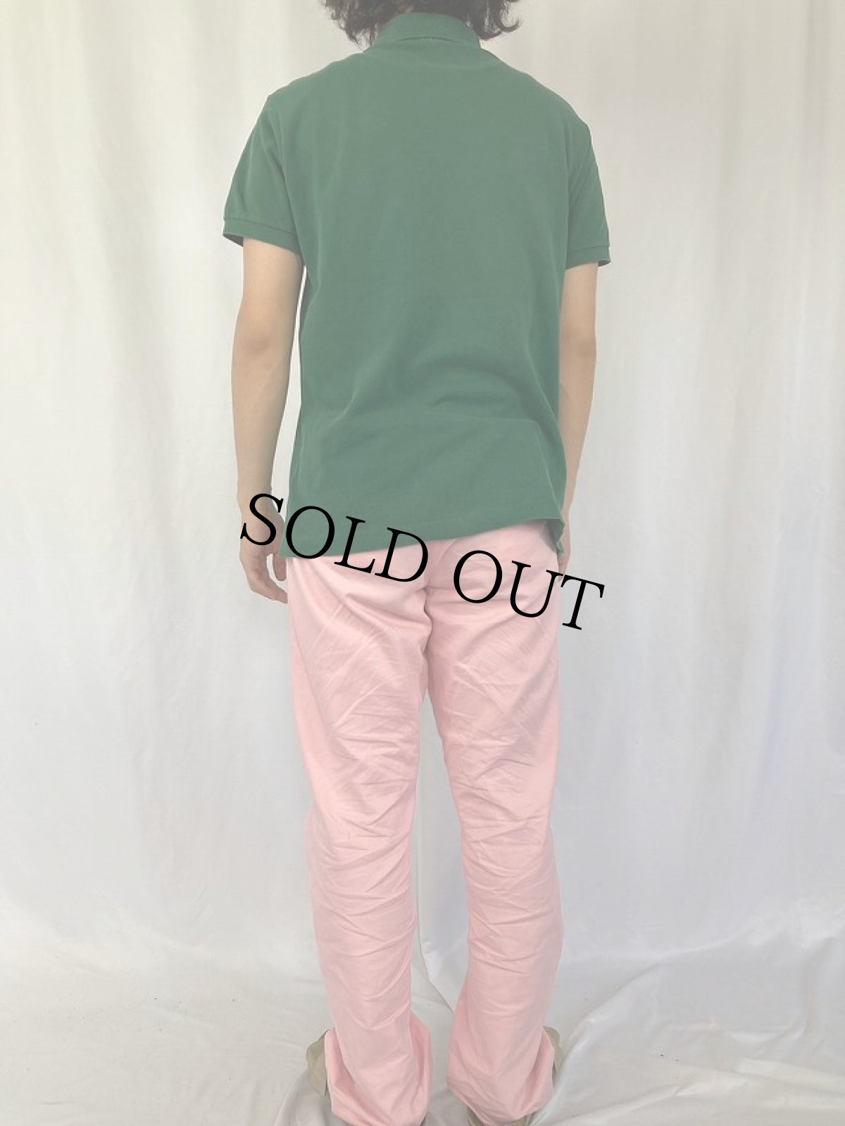 画像4: 70's CHEMISE LACOSTE FRANCE製 ロゴ刺繍 鹿の子ポロシャツ (4)