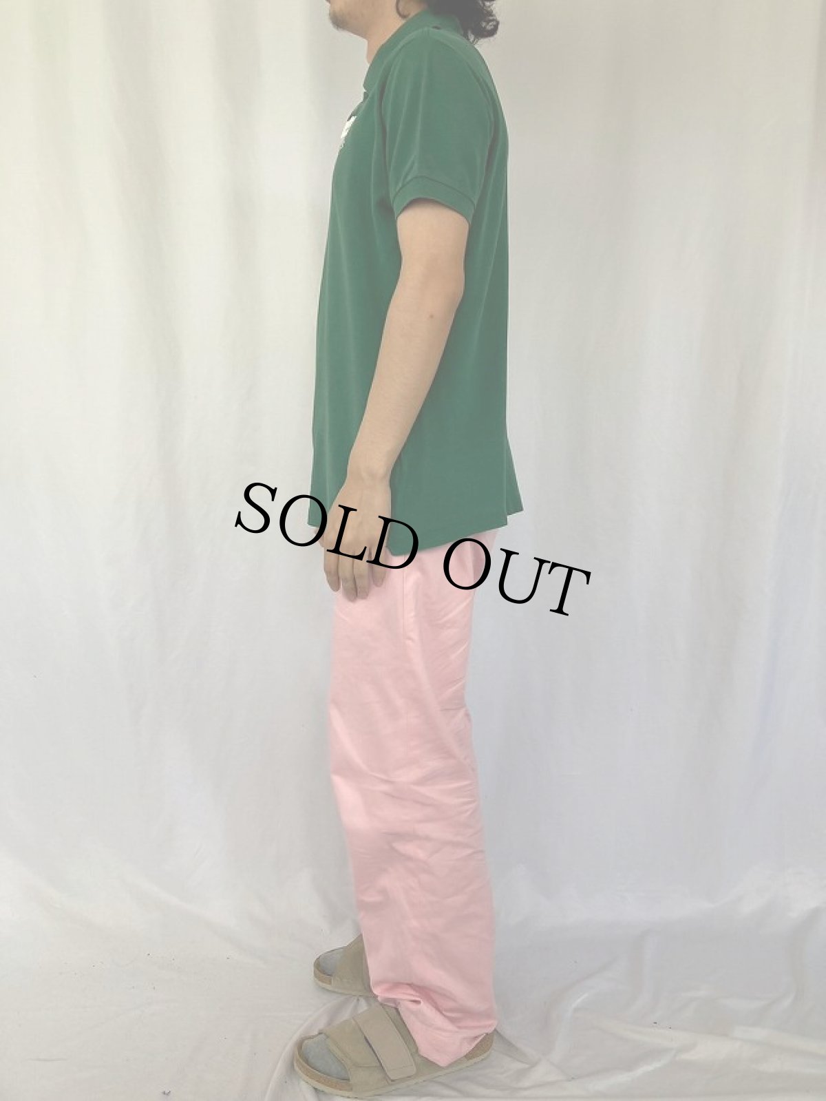 画像3: 70's CHEMISE LACOSTE FRANCE製 ロゴ刺繍 鹿の子ポロシャツ (3)