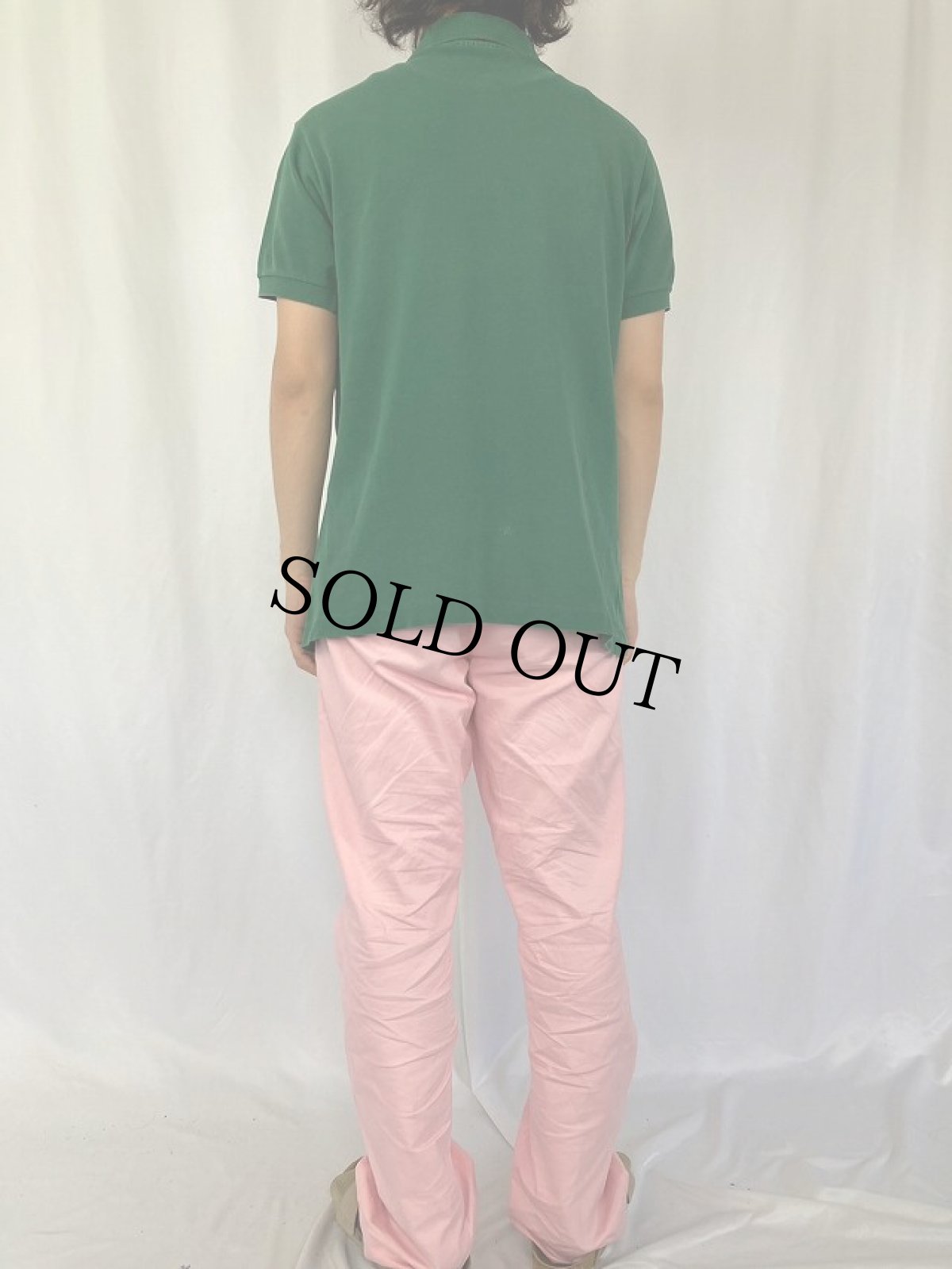 画像4: 70's CHEMISE LACOSTE FRANCE製 ロゴ刺繍 鹿の子ポロシャツ (4)