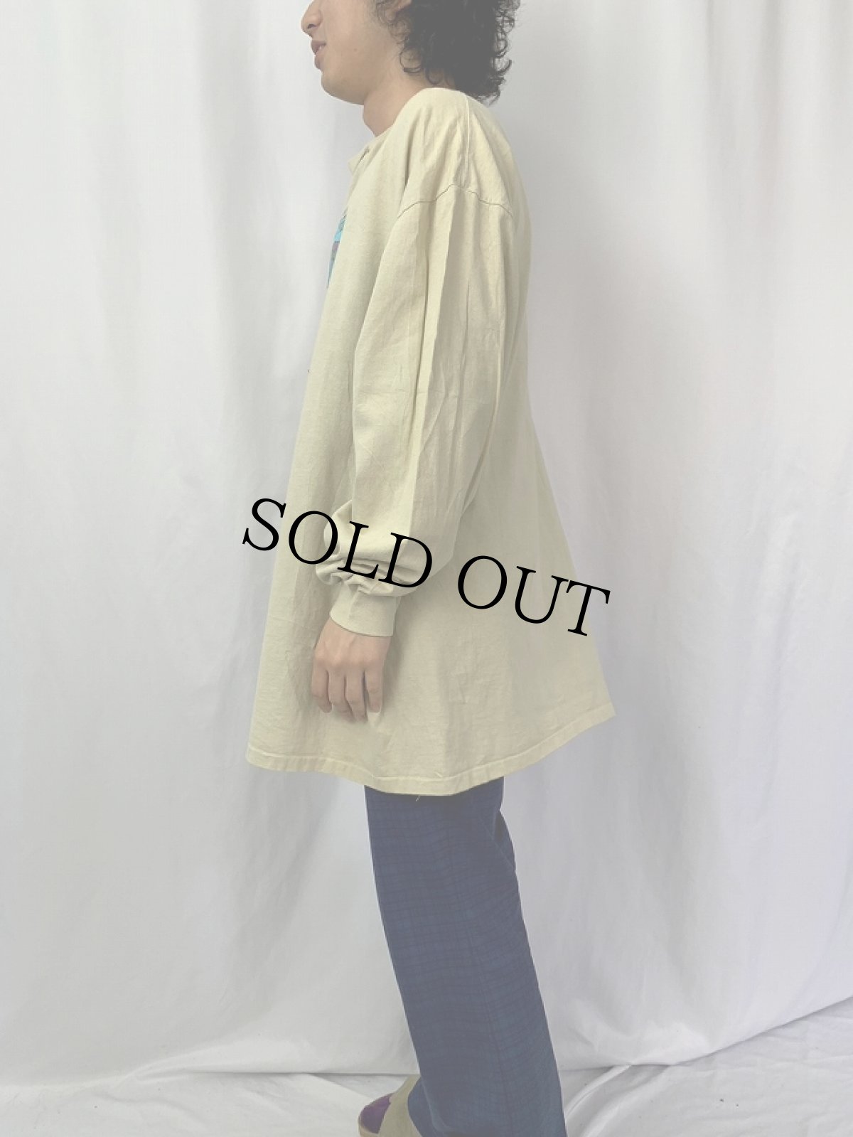 画像3: 90's L.L.Bean USA製 プリントロンT XXL (3)