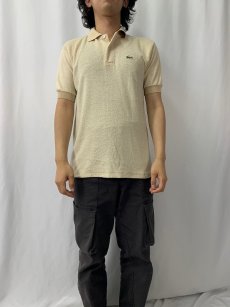 画像2: 70's CHEMISE LACOSTE パイル地ポロシャツ SIZE4 (2)