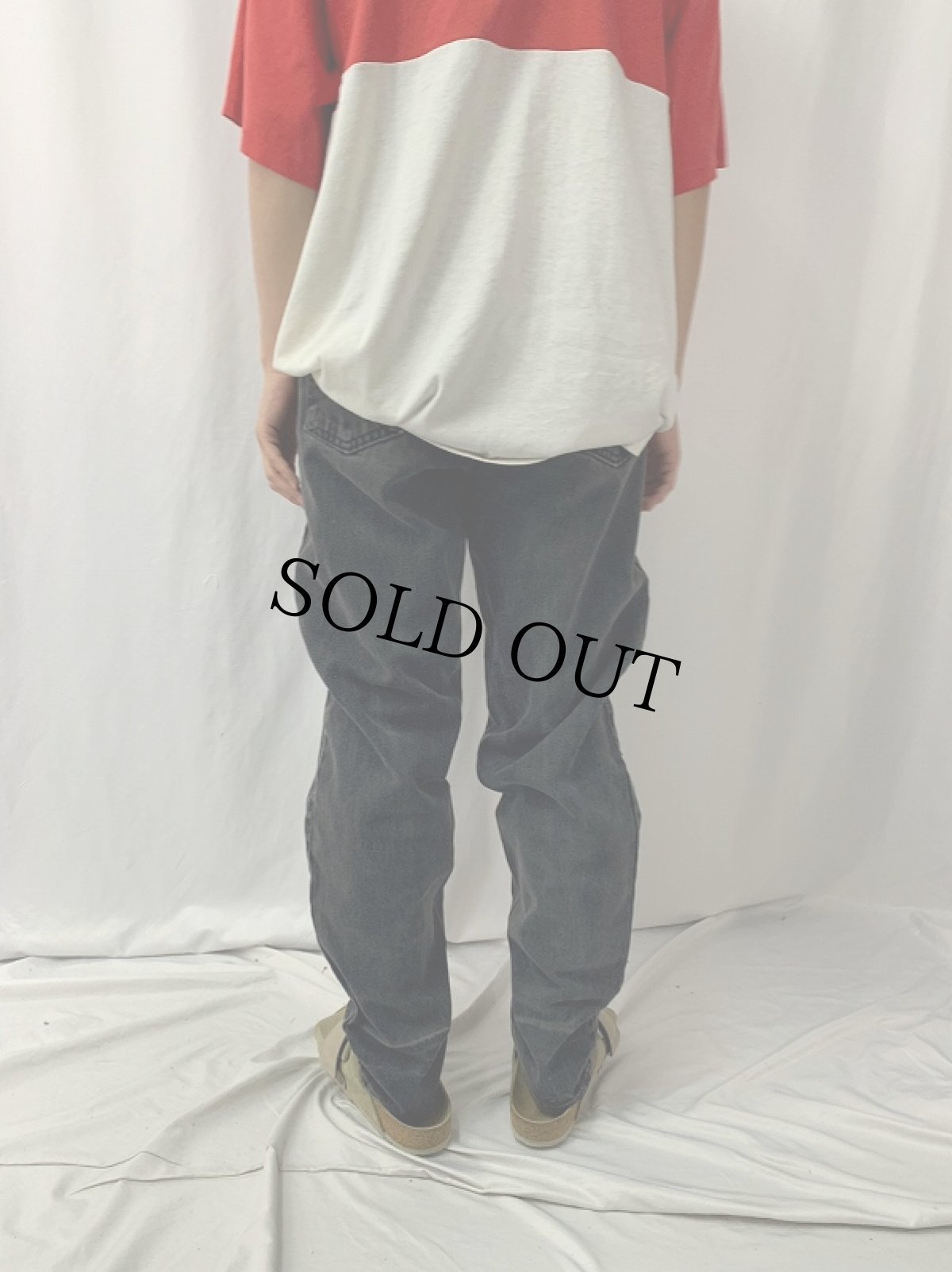 画像4: 90's Levi's 560 USA製 サルファブラックデニムパンツ W32 (4)