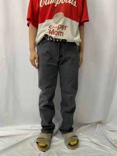 画像2: 90's Levi's 501 USA製 サルファブラックデニムパンツ W32 (2)