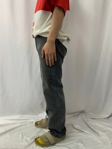 画像3: 90's Levi's 501 USA製 サルファブラックデニムパンツ W32 (3)