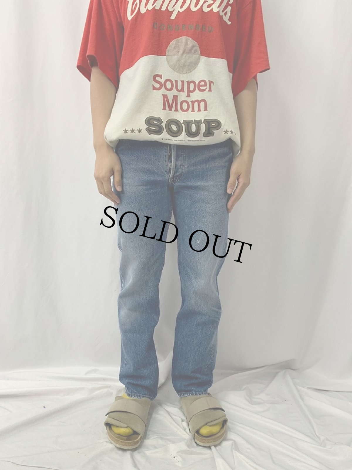 画像2: 80's Levi's 501 USA製 デニムパンツ W30 (2)