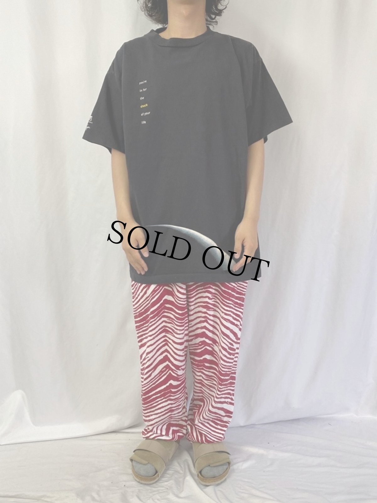 画像3: 90's USA製 "CREATURE SHOCK" シューティングゲームプリントTシャツ BLACK XL (3)