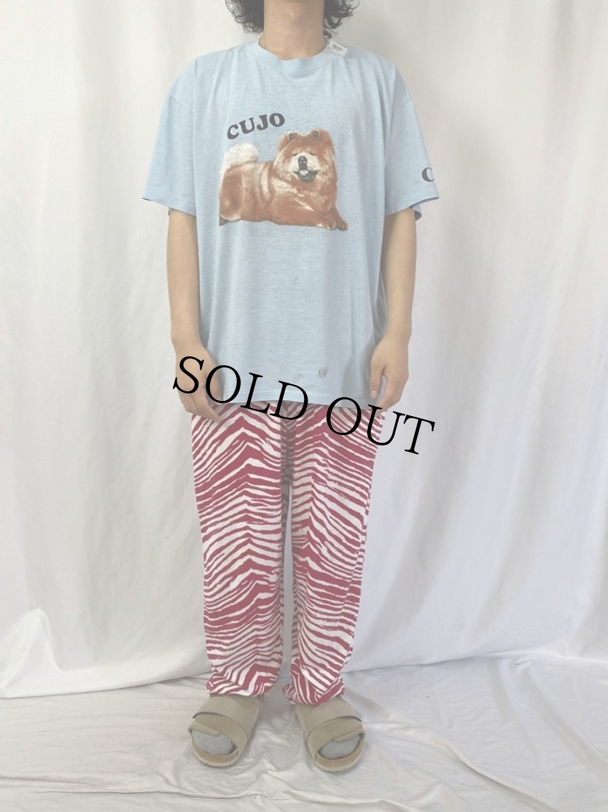 画像2: 90's "CUJO" 犬プリントTシャツ (2)