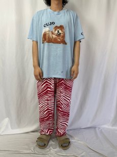 画像2: 90's "CUJO" 犬プリントTシャツ (2)