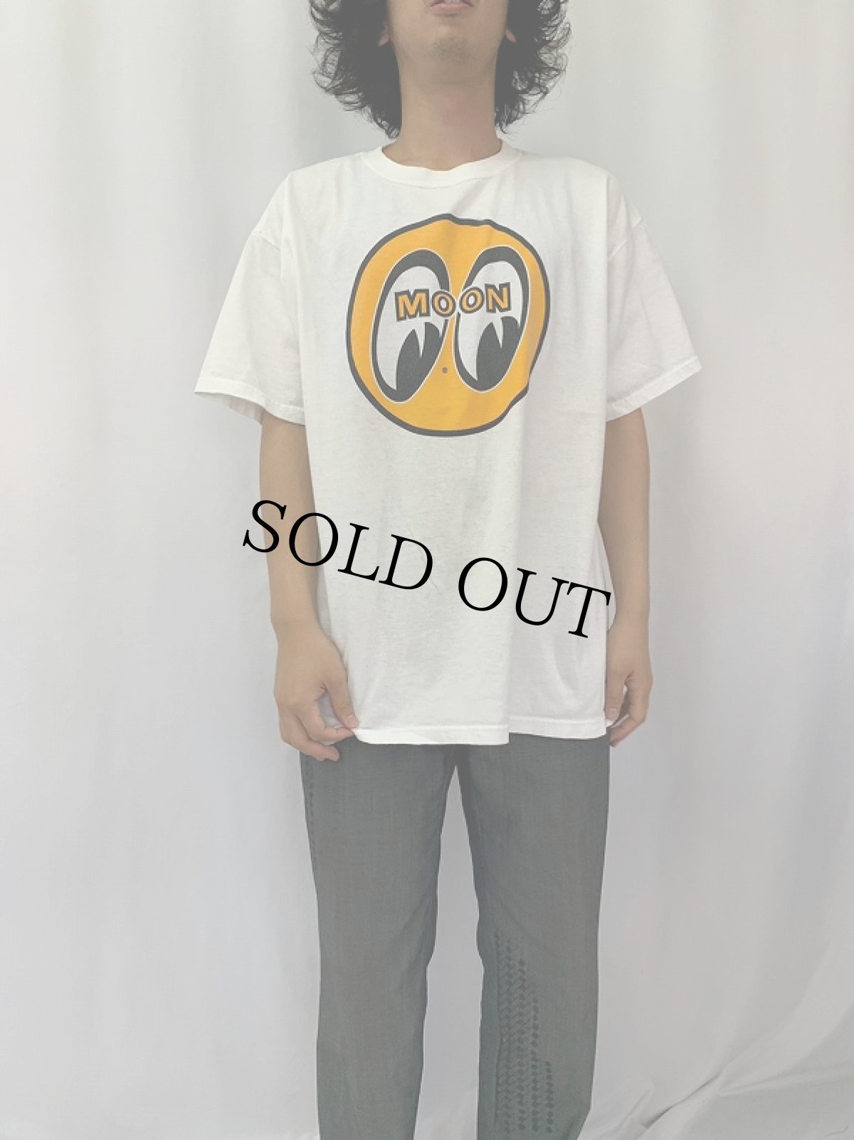 画像3: MOONEYES カーアクセサリー企業ロゴTシャツ XL (3)