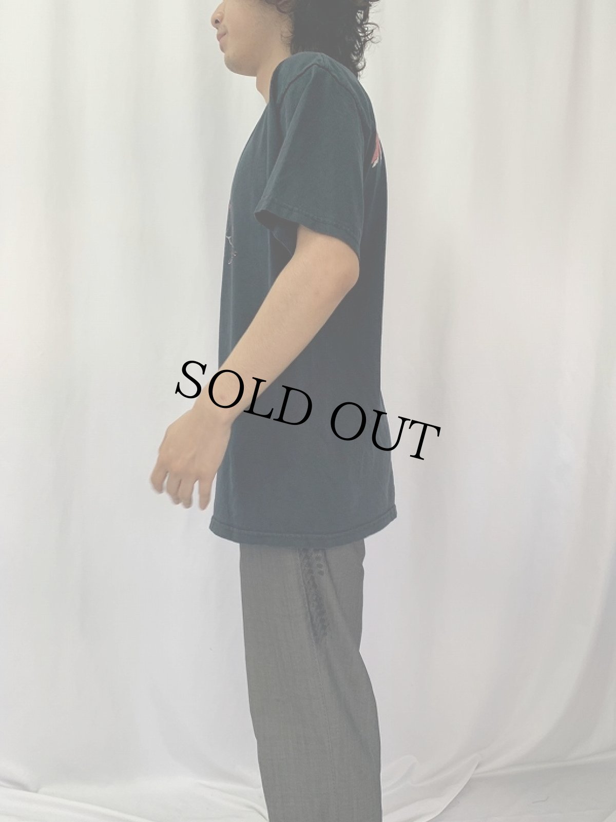 画像4: MARVEL SPIDER-MAN キャラクタープリントTシャツ BLACK L (4)