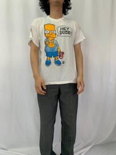 画像2: 80's THE SIMPSONS USA製 "HEY JUDE!" キャラクタープリントTシャツ XL (2)