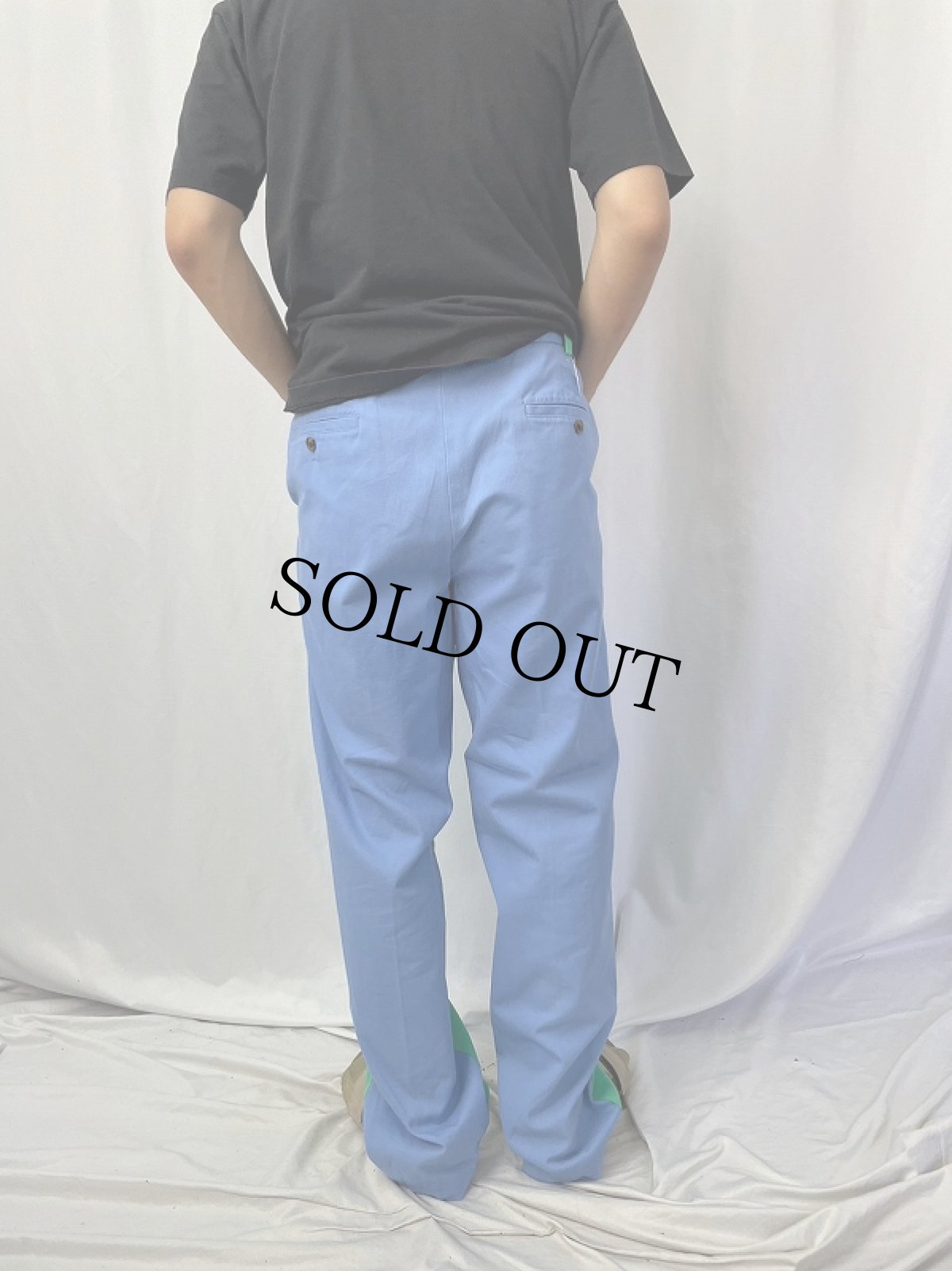 画像5: 346 Brooks Brothers 2トーンコットントラウザーズ W39 (5)