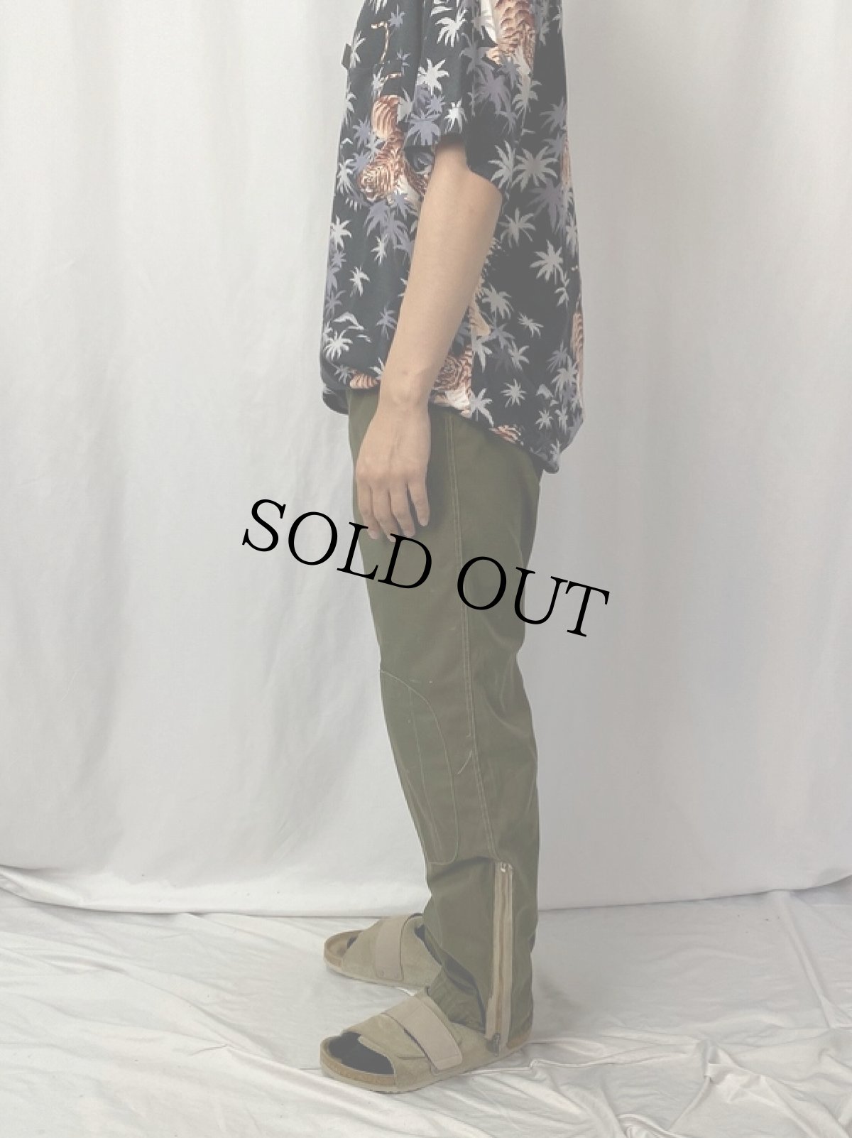 画像3: 70〜80's イタリア軍 パラシュートパンツ W30 (3)