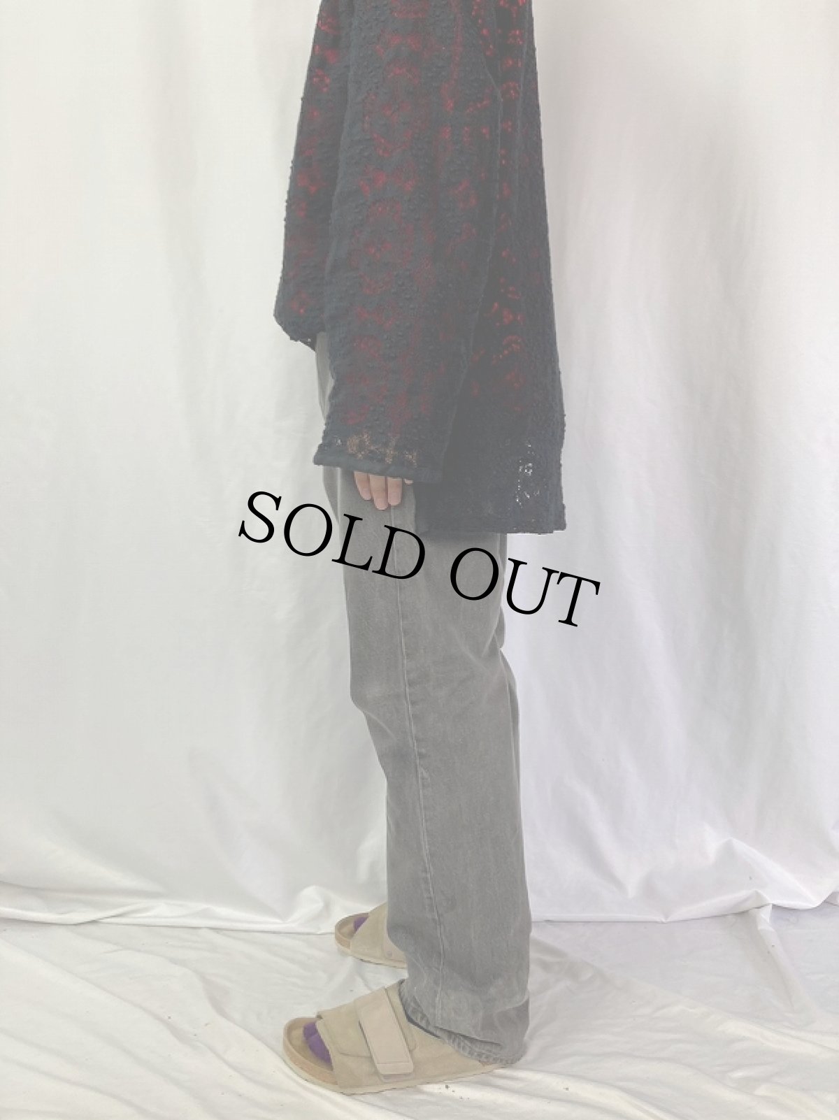 画像3: 90's Levi's 501 USA製 ブラックデニムパンツ W36 (3)