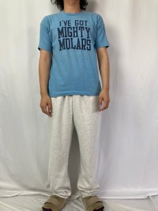 画像2: 70〜80's Champion バータグ USA製 "I'VE GOT MIGHTY MOLSRS" プリントTシャツ L (2)