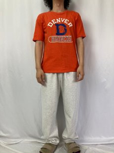 画像2: 【SALE】 70〜80's Champion バータグ USA製 "DENVER BRONCOS" NFLチームプリントTシャツ L (2)