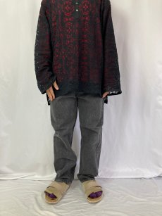 画像2: 90's Levi's 501 USA製 ブラックデニムパンツ W35 (2)