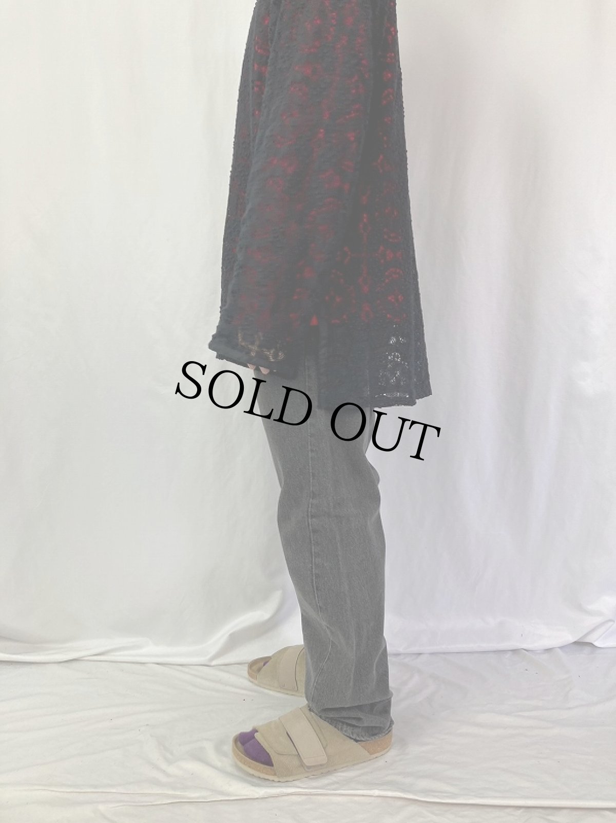 画像3: 90's Levi's 501 USA製 ブラックデニムパンツ W35 (3)