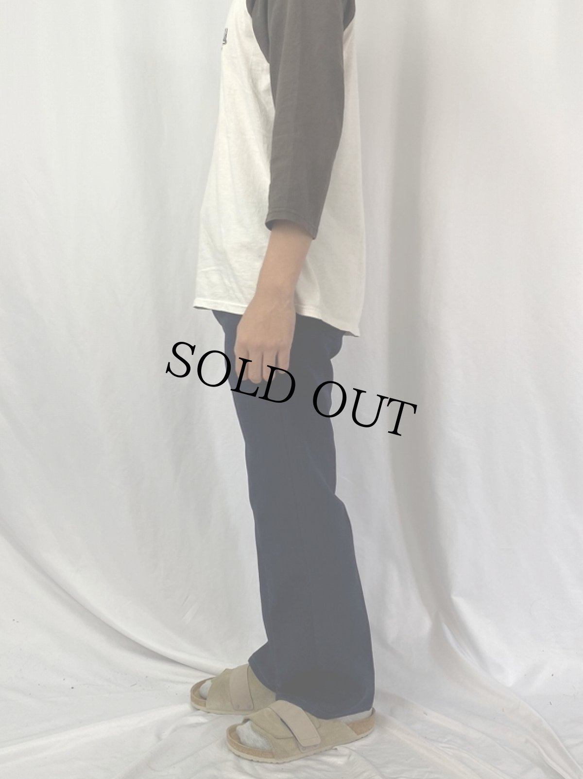 画像3: 90's Levi's 517 USA製 "STA-PREST" PANTS NAVY W32 (3)