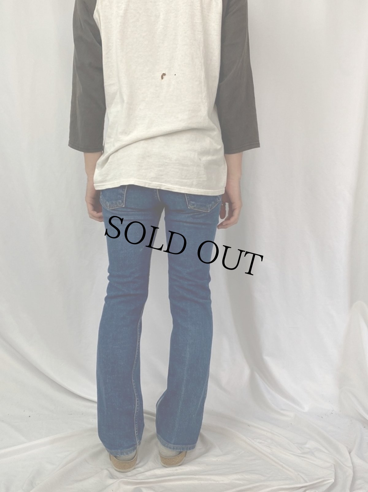 画像4: 90's Levi's 517 USA製 オレンジタブ ブーツカットデニムパンツ W31 (4)