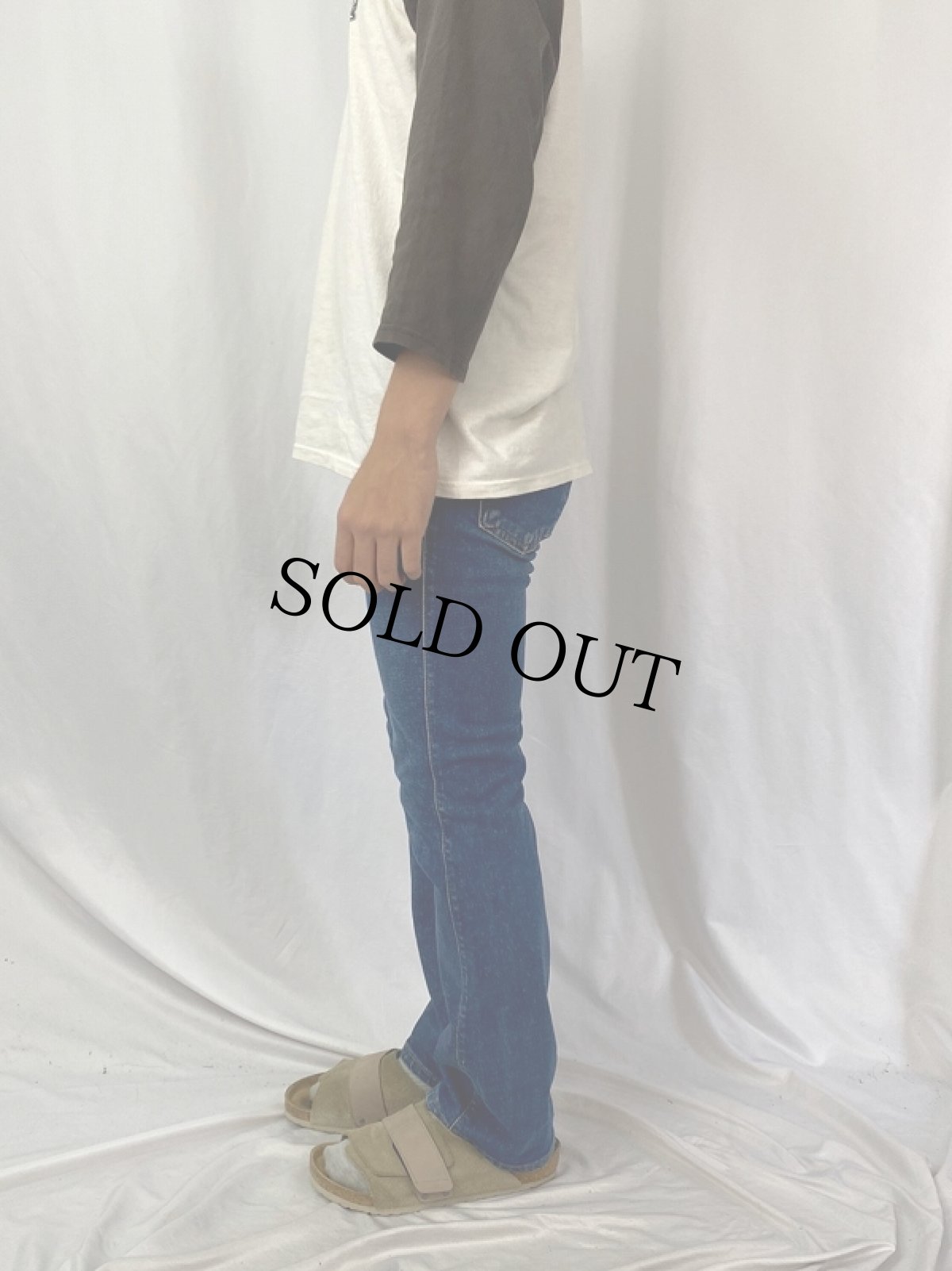 画像3: 90's Levi's 517 USA製 オレンジタブ ブーツカットデニムパンツ W31 (3)