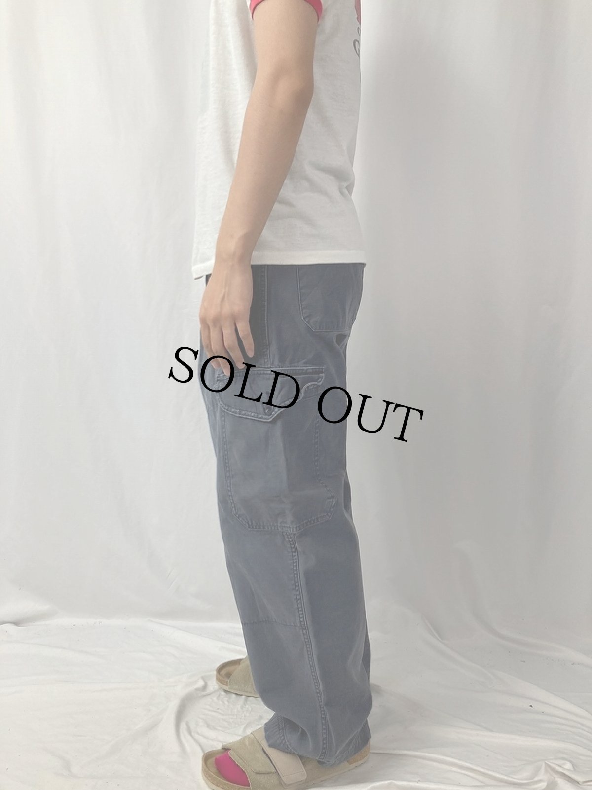 画像3: AMERICAN EAGLE OUTFITTERS ミリタリータイプ カーゴパンツ W32 (3)