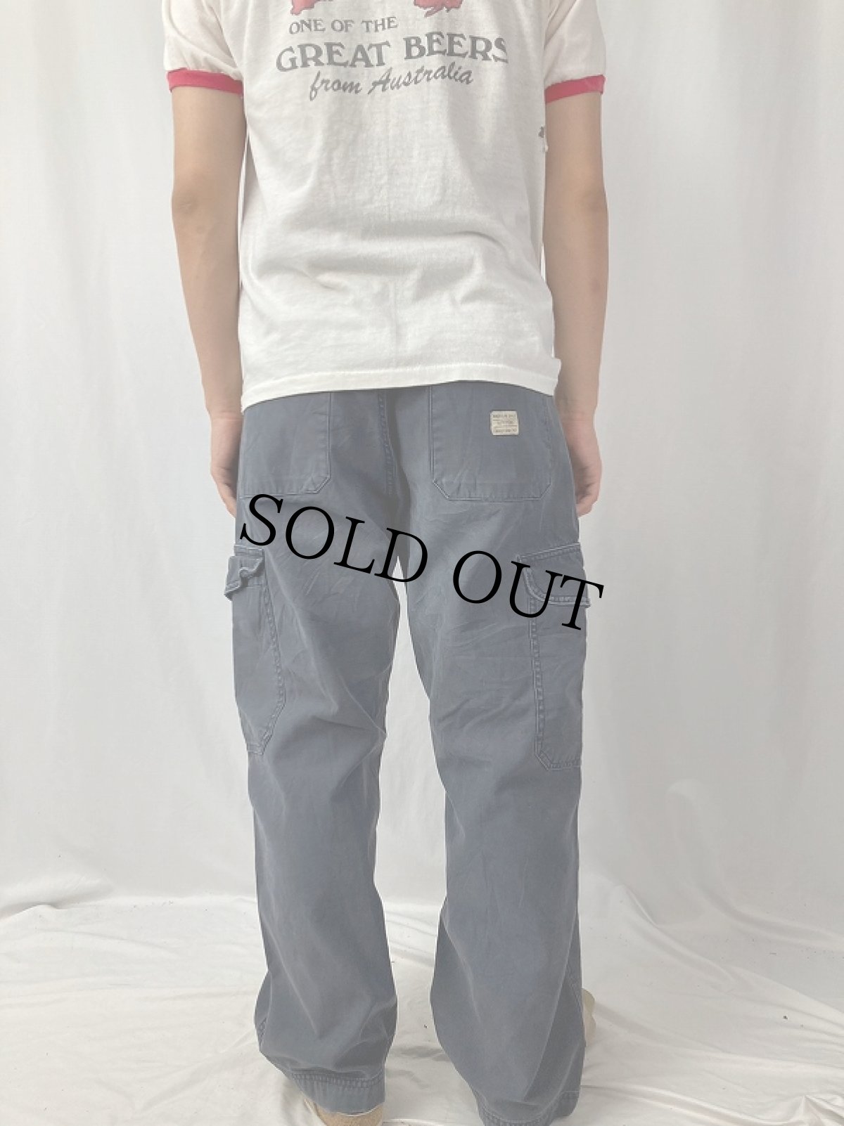 画像4: AMERICAN EAGLE OUTFITTERS ミリタリータイプ カーゴパンツ W32 (4)