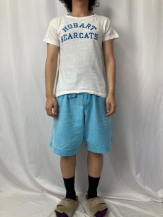 画像3: 60's〜 "HOBART EARCATS" フロッキープリントTシャツ (3)