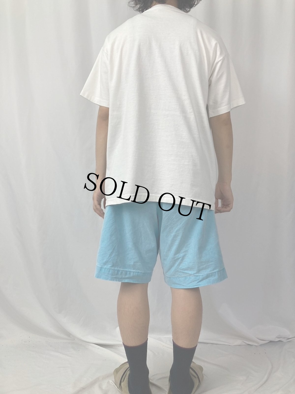 画像4: 90’s Weekly World News USA製 “ALIEN BACKS CLINTON!” パロディプリントTシャツ XL (4)