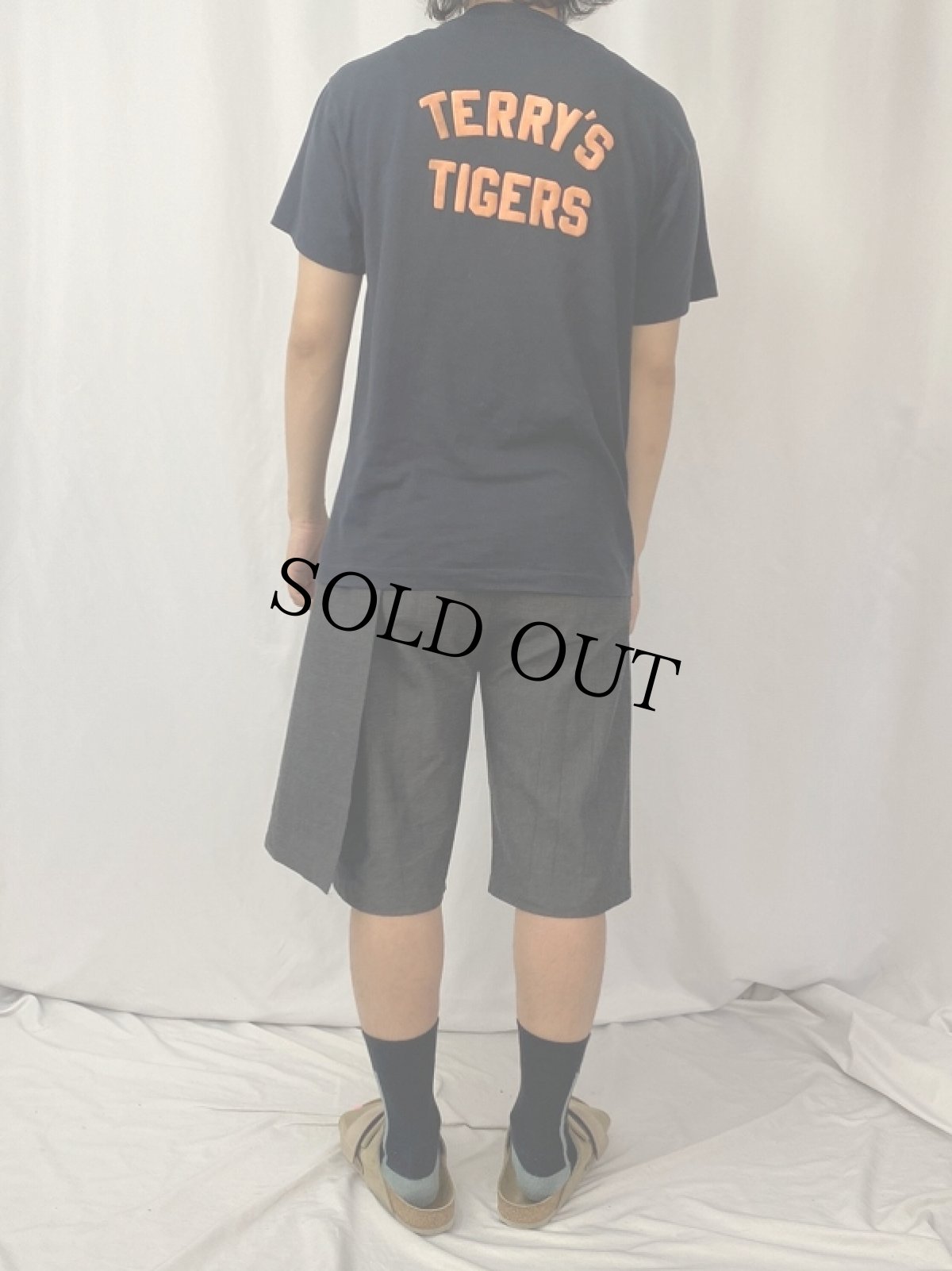 画像5: 80's USA製 "TERRY'S TIGER" 虎プリントTシャツ BLACK L (5)