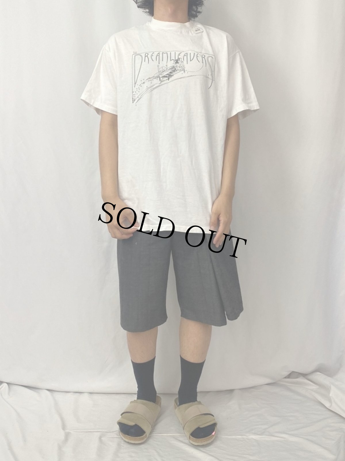 画像3: 90's USA製 "THE DREAMWEAVERS TOUR" アート 展覧会ツアーTシャツ L (3)