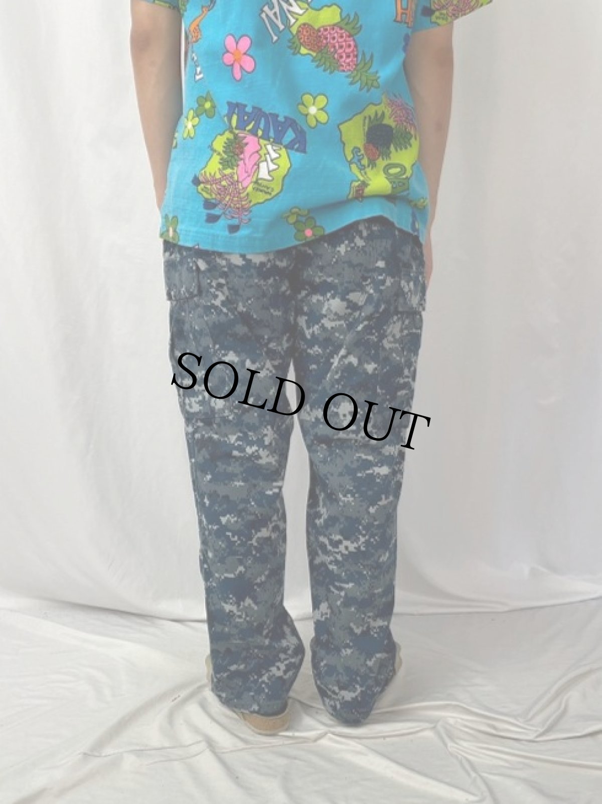 画像4: U.S.NAVY デジカモ カーゴパンツ MEDIUM-SHORT (4)