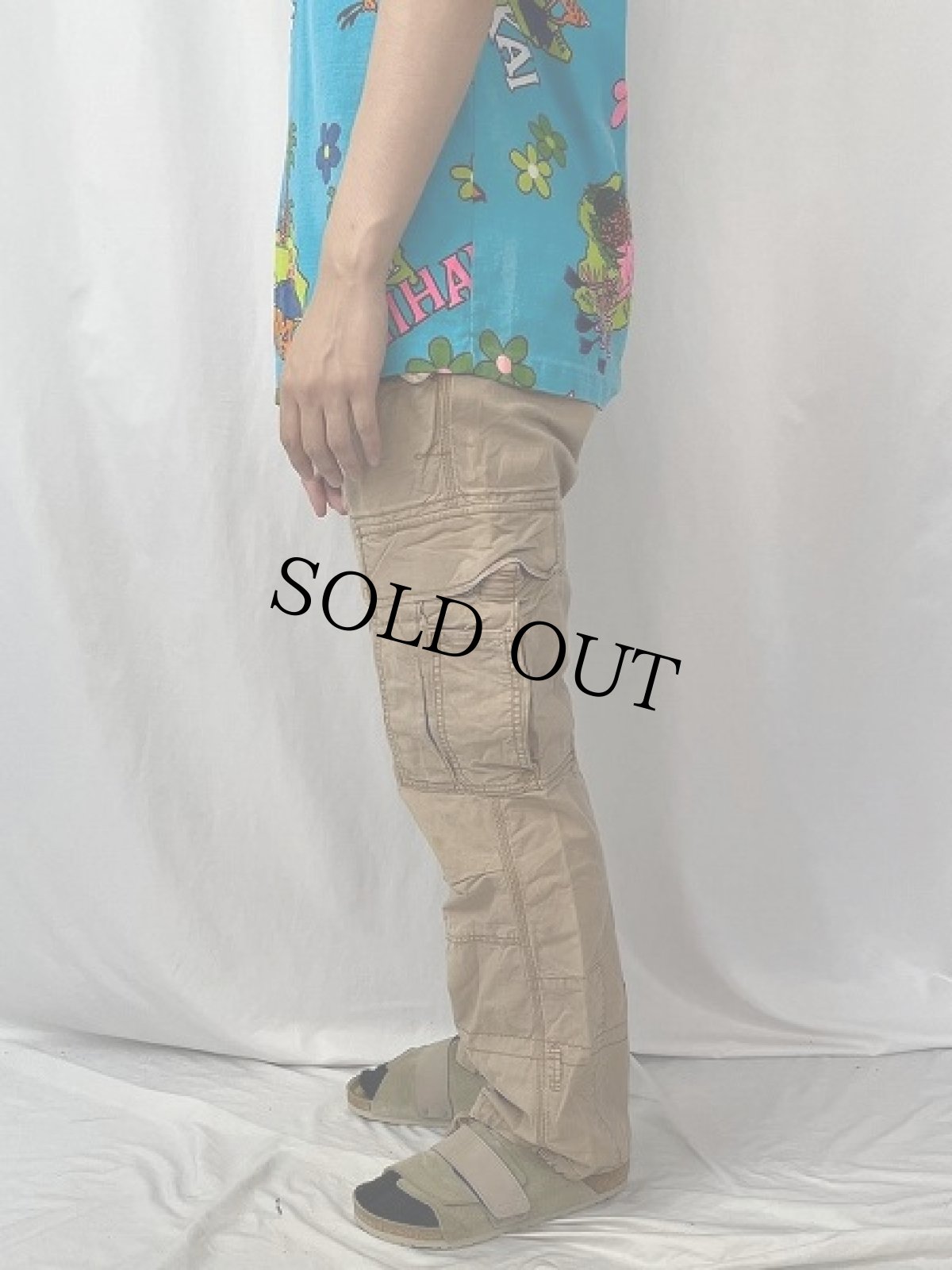 画像3: 90's〜 POLO Ralph Lauren ミリタリータイプ カーゴパンツ W32 (3)