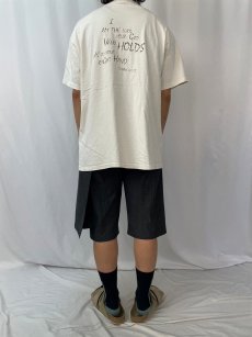 画像5: 90's USA製 "ISAUAH 41:13" 旧約聖書プリントTシャツ XL (5)