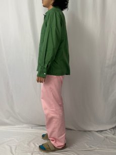 画像3: 60's "PERMANENT PRESS" USA製 ポリエステル×コットン オープンカラーシャツ L (3)