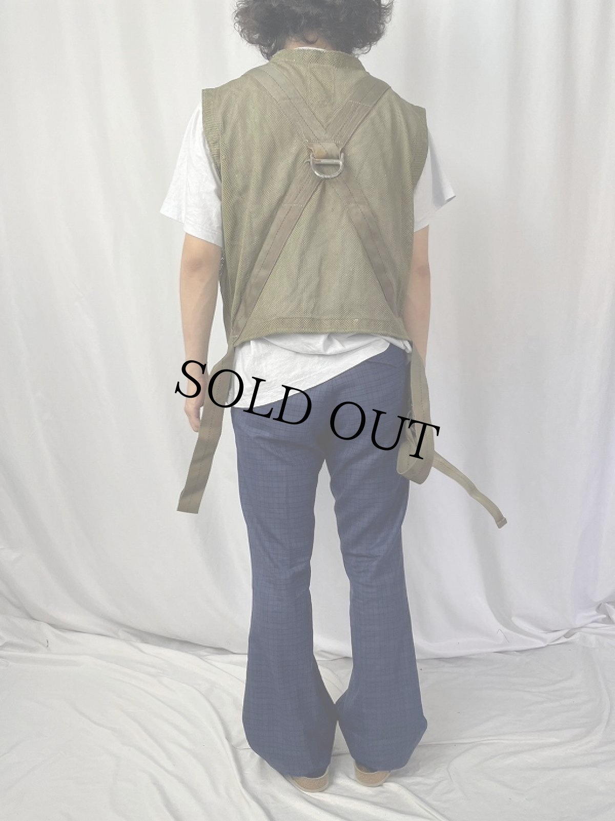 画像4: 90's U.S.ARMY Door Gunner Safety Vest (4)