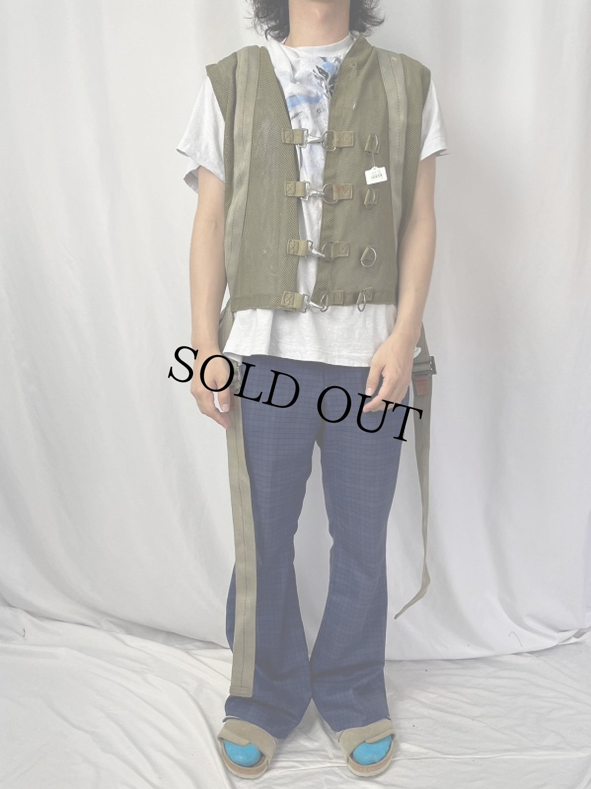 画像2: 90's U.S.ARMY Door Gunner Safety Vest (2)