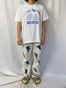 画像2: 90's USA製 "BUSCH" ビールメーカープリントTシャツ XL (2)