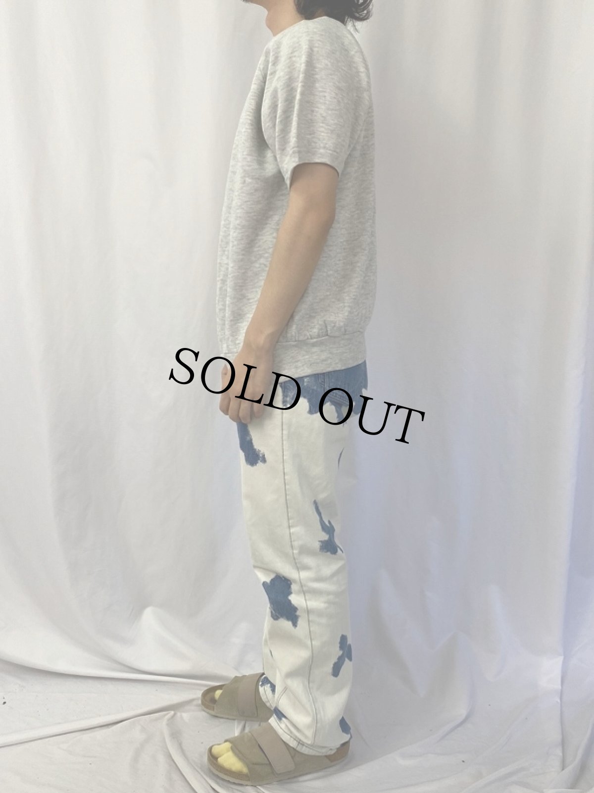 画像3: 70's〜 無地 ラグラン半袖スウェット (3)