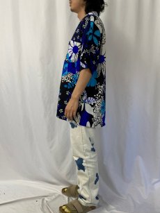 画像3: 70's Hukilau Fashions オールオーバーパターン アロハシャツ (3)