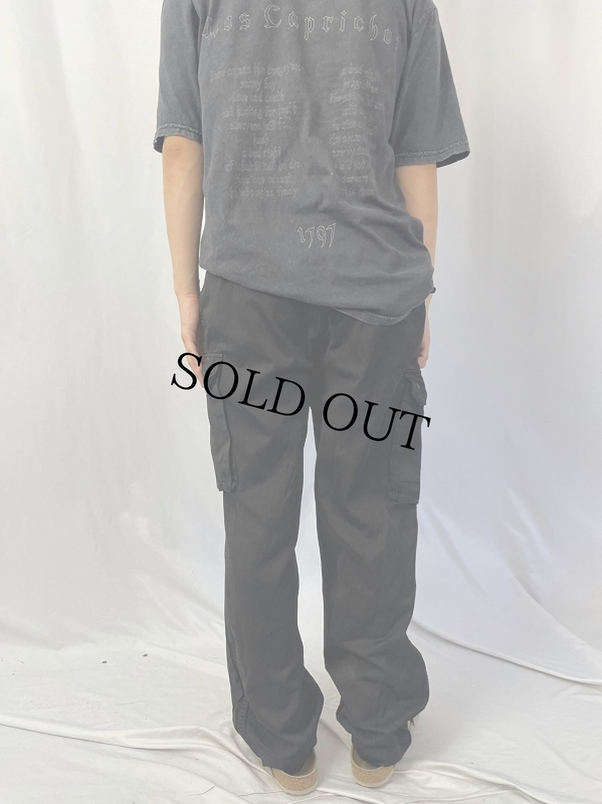 画像4: 90's GERMAN ARMY オーバーダイコットンカーゴパンツ W35 (4)