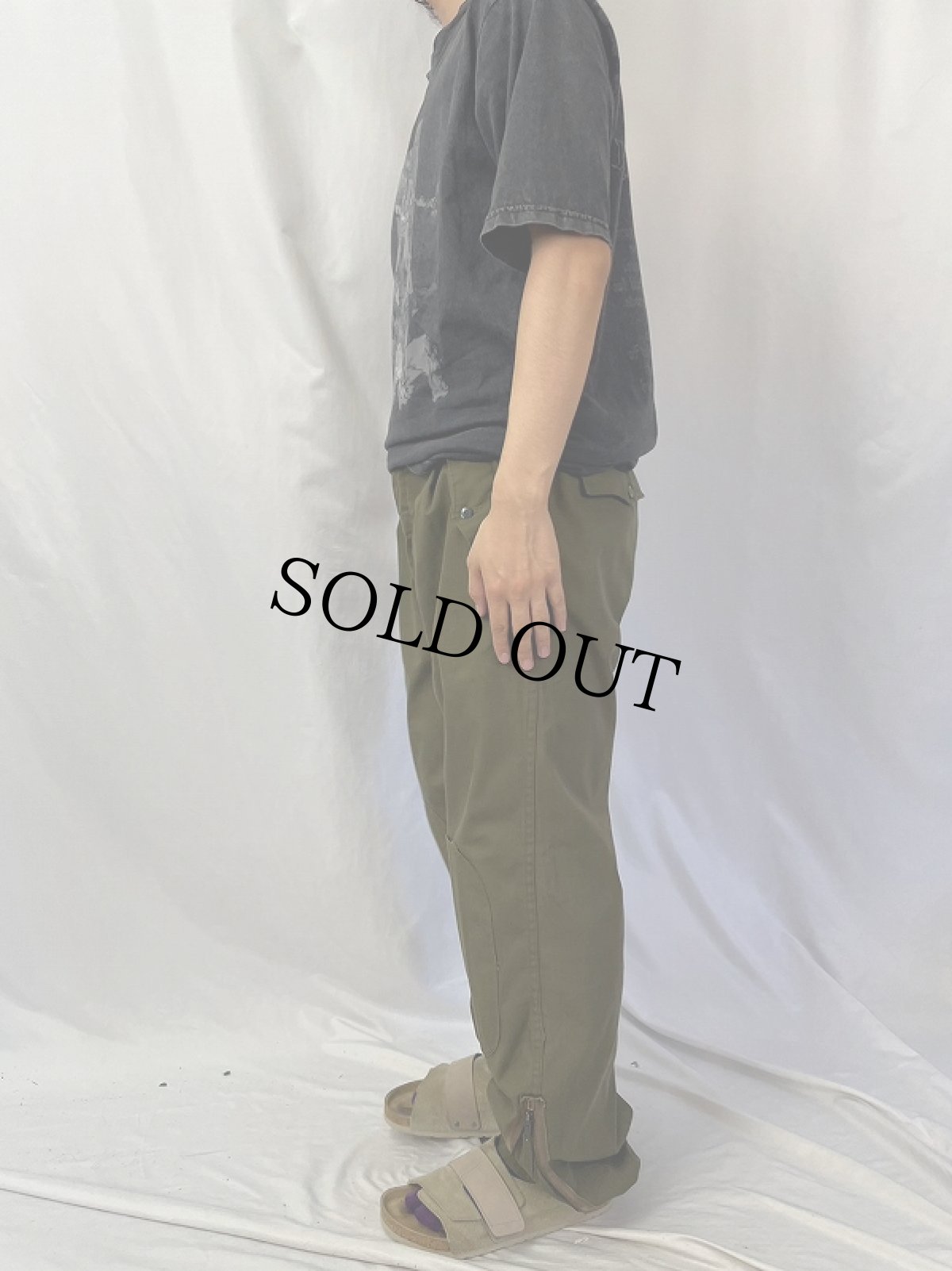 画像3: 70〜80's イタリア軍 パラシュートパンツ W35 (3)