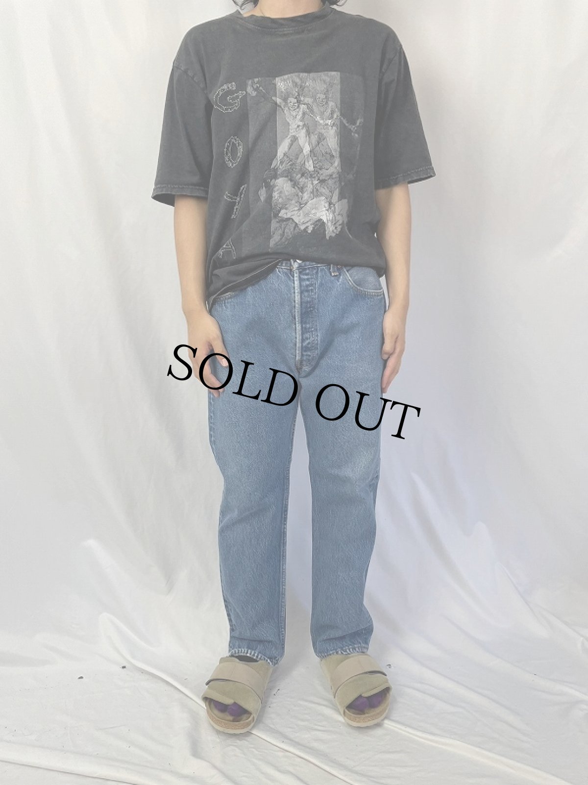 画像2: 90's Levi's 501 USA製 デニムパンツ W33 (2)