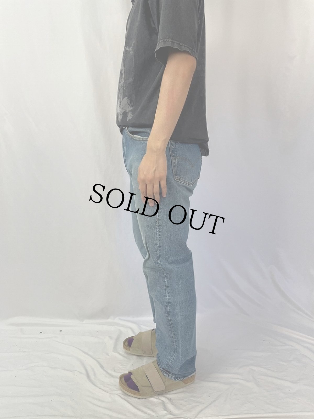 画像3: 90's Levi's 501 USA製 デニムパンツ W33 (3)